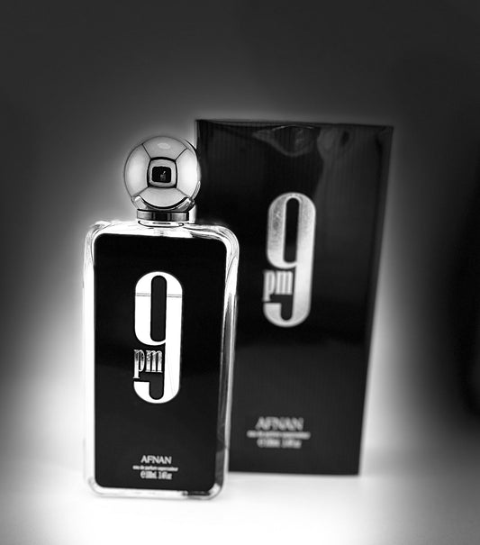 Perfume Afnan 9PM Eau de Parfum 100ml | Aroma Avainillado, Ambarado y Dulce para Noche