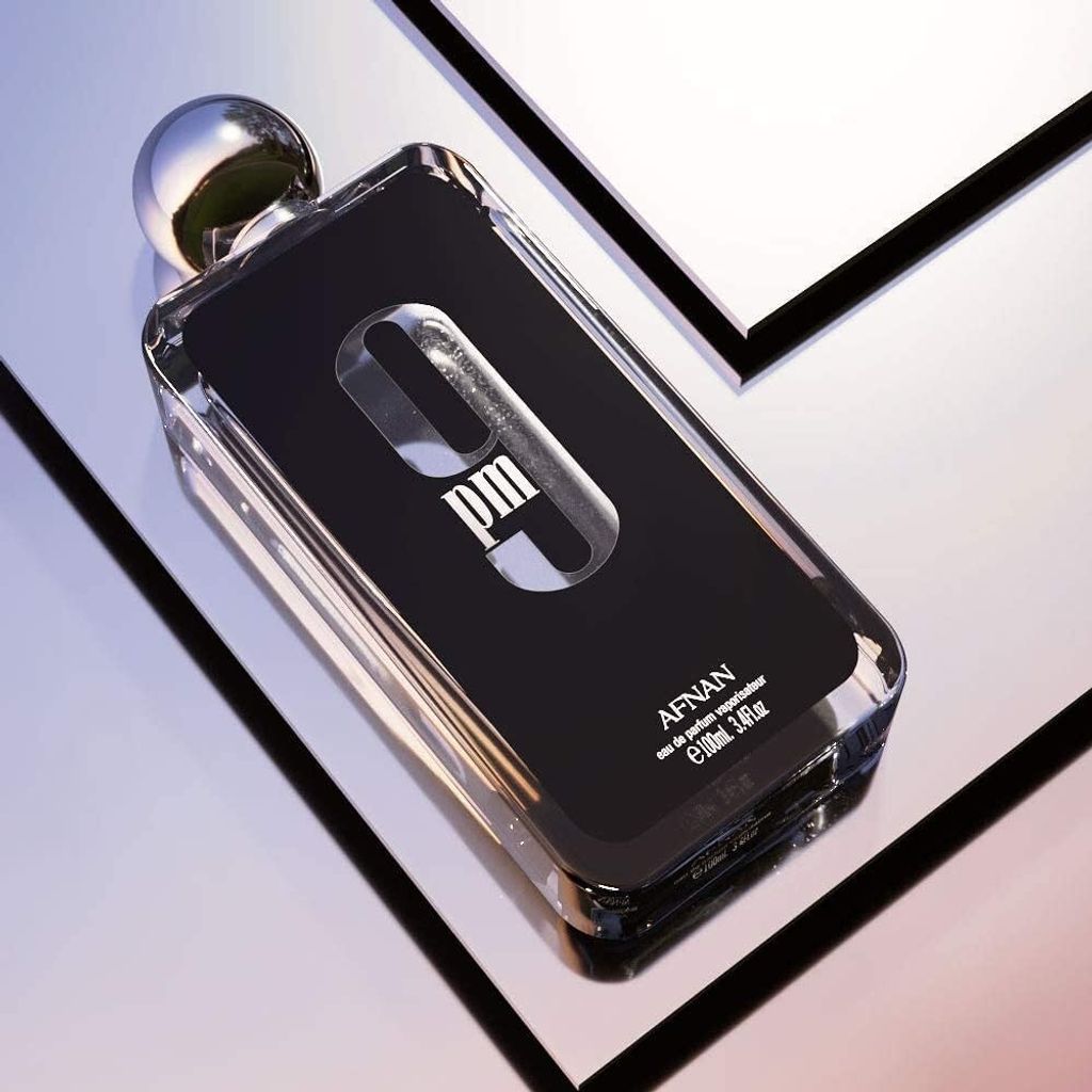 Perfume Afnan 9PM Eau de Parfum 100ml | Aroma Avainillado, Ambarado y Dulce para Noche